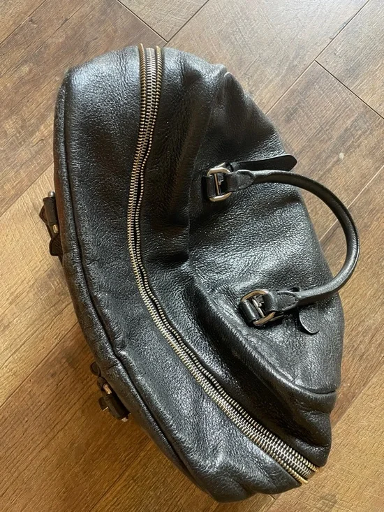 Prada Black Shiny Leather Tote - Picture 4 of 16